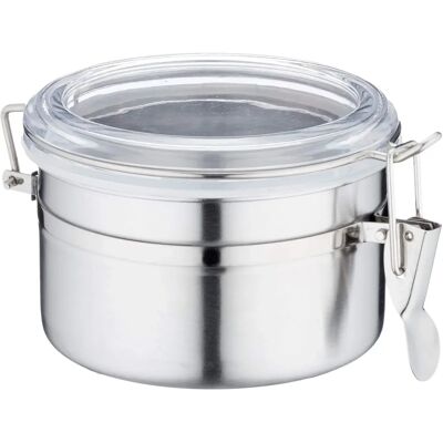 Conteneur de Rangement en Acier Inoxydable Metaltex - 700ml - Étanche Conteneur de Rangement en Acier Inoxydable Metaltex - 700ml - Étanche