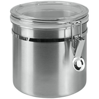 Metaltex Edelstahl Vorratsdose - 1 L - Lebensmittelaufbewahrung Metaltex Edelstahl Vorratsdose - 1 L - Lebensmittelaufbewahrung