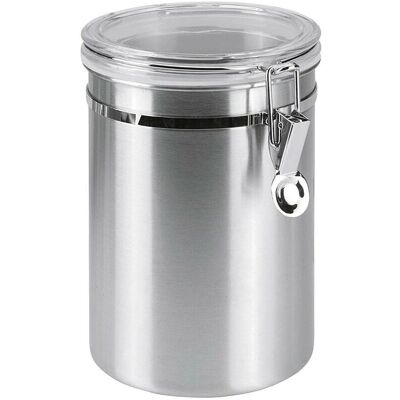 Metaltex Edelstahl Vorratsdose - 2L - Luftdicht Metaltex Edelstahl Vorratsdose - 2L - Luftdicht