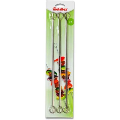 Καλαμάκια Metaltex - Σετ 6, 35cm, Ανοξείδωτο ατσάλι Καλαμάκια Metaltex - Σετ 6, 35cm, Ανοξείδωτο ατσάλι