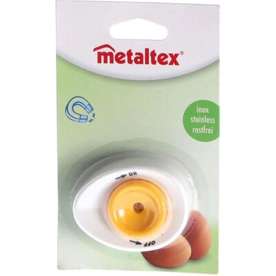METALTEX Eierpicker - 6 Stück, Weiß/Gelb - Küchenhelfer für Eier METALTEX Eierpicker - 6 Stück, Weiß/Gelb - Küchenhelfer für Eier