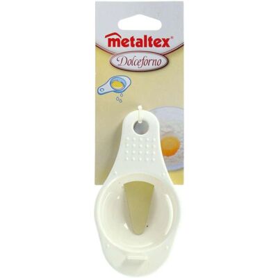 Séparateur d'Oeufs Metaltex Blanc - Oeuf et Blanc Diviseur Séparateur d'Oeufs Metaltex Blanc - Oeuf et Blanc Diviseur