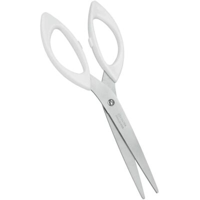 Ciseaux ménagers METALTEX Blanc / Bleu - Pack de 6 - Publicité Ciseaux ménagers METALTEX Blanc / Bleu - Pack de 6 - Publicité