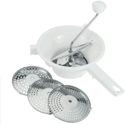 Metaltex Passaverdure - 24cm, 3 Dischi, Bianco - Passaverdure Metaltex Passaverdure - 24cm, 3 Dischi, Bianco - Passaverdure