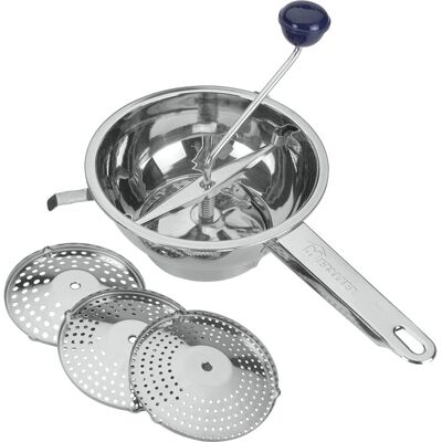 Metaltex Milly Tritatutto - Acciaio inox, 20cm - Grigio Metaltex Milly Tritatutto - Acciaio inox, 20cm - Grigio