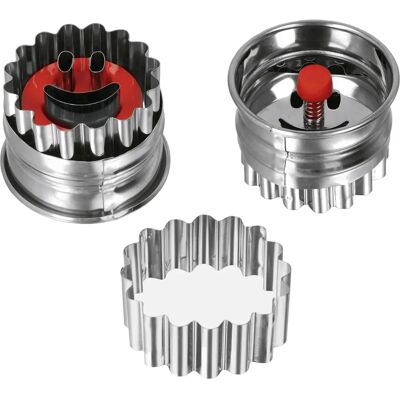METALTEX Smile Ausstecher - Edelstahl - 4,8cm - Keksausstecher METALTEX Smile Ausstecher - Edelstahl - 4,8cm - Keksausstecher
