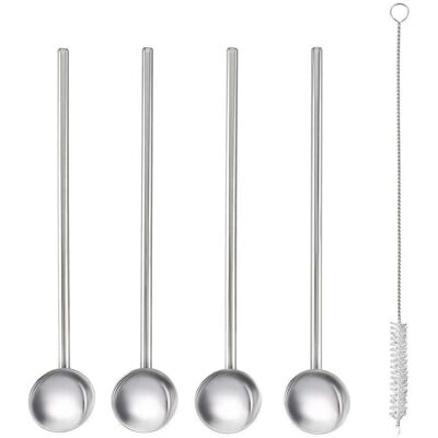Metaltex - Strohhalme & Mixer - inox - 4-teilig - Utensil Set Metaltex - Strohhalme & Mixer - inox - 4-teilig - Utensil Set