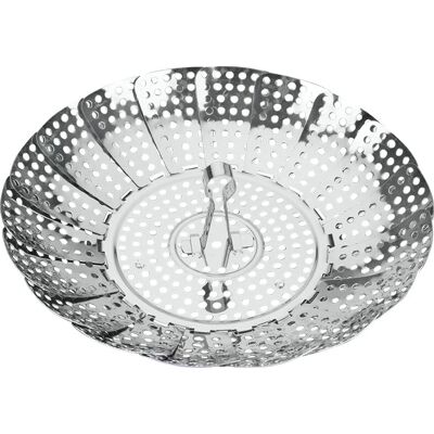 Metaltex Edelstahl-Dampfeinsatz - Verstellbar 14-23cm - Dämpfeinsatz Metaltex Edelstahl-Dampfeinsatz - Verstellbar 14-23cm - Dämpfeinsatz