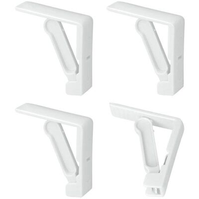 Metaltex 4 Unidades Clipe para Toalha de Mesa em Polipropileno Branco - Clipe para Toalha de Mesa Metaltex 4 Unidades Clipe para Toalha de Mesa em Polipropileno Branco - Clipe para Toalha de Mesa