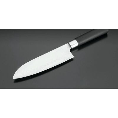 Metaltex Santoku Mes - 30cm Roestvrij Staal, Zwart Handvat - Keukengerei Metaltex Santoku Mes - 30cm Roestvrij Staal, Zwart Handvat - Keukengerei