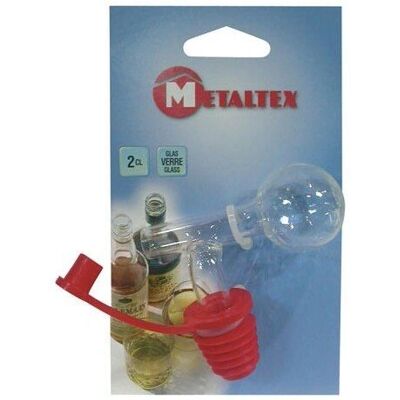 Metaltex - Capteur en Verre 2cl - Modèle 257120 - Publicité Metaltex - Capteur en Verre 2cl - Modèle 257120 - Publicité