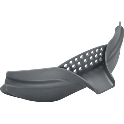 Metaltex Abgiesshilfe en Silicone - Égouttoir de Cuisine - Gris Metaltex Abgiesshilfe en Silicone - Égouttoir de Cuisine - Gris