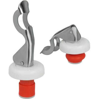 Metaltex Set mit 2 Steckdosen - Edelstahl Metaltex Set mit 2 Steckdosen - Edelstahl