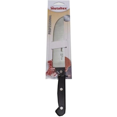 Metaltex Professionele Koksmes - 28cm RVS Zwart Metaltex Professionele Koksmes - 28cm RVS Zwart