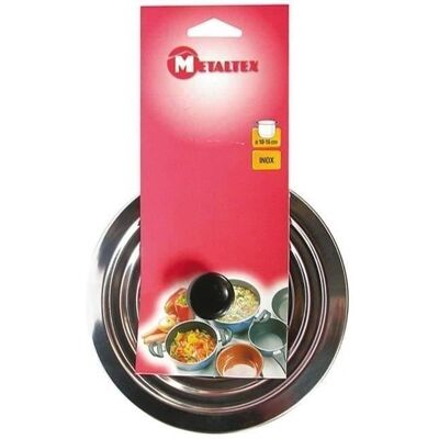 Couvercle en inox Metaltx 16-21cm - Couvercle de cuisson - Publicité Couvercle en inox Metaltx 16-21cm - Couvercle de cuisson - Publicité