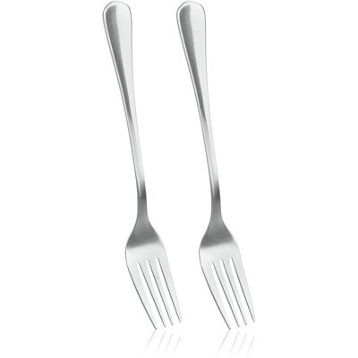 Lot de 2 fourchettes Metaltex - Inox - Publicité Lot de 2 fourchettes Metaltex - Inox - Publicité