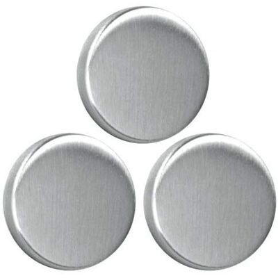 Magneti in acciaio inox Metaltex - Set da 3 - 3,5cm di diametro Magneti in acciaio inox Metaltex - Set da 3 - 3,5cm di diametro