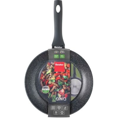 Pánev z hliníku Nativa Metaltex 26 cm - Nepřilnavá, Indukce Pánev z hliníku Nativa Metaltex 26 cm - Nepřilnavá, Indukce