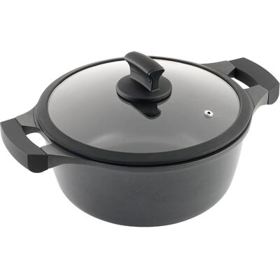 Casserole Metaltex Xpert 26cm en Aluminium Moulé - Antiadhésif, Induction Complète Casserole Metaltex Xpert 26cm en Aluminium Moulé - Antiadhésif, Induction Complète