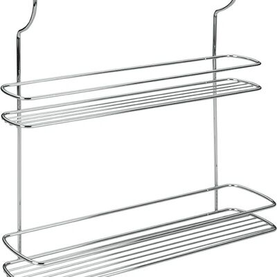 Metaltex Porta Especias 2 Niveles Cromado - Estante de Cocina Metaltex Porta Especias 2 Niveles Cromado - Estante de Cocina