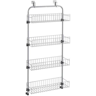 Metaltex Wandrek Organizer - 4 Etages - Zilver - Wandrek Metaltex Wandrek Organizer - 4 Etages - Zilver - Wandrek
