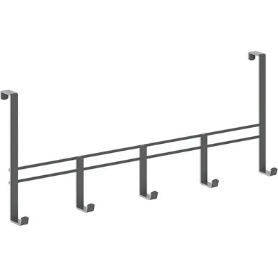 Metaltex Dörrklädhängare 38x15x4,5 cm Schwarz - Türhaken Metaltex Dörrklädhängare 38x15x4,5 cm Schwarz - Türhaken