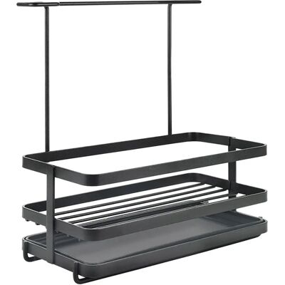 Metaltex Tokyo Lava Spülbecken-Organizer - Schwarz - Küchenaufbewahrung Metaltex Tokyo Lava Spülbecken-Organizer - Schwarz - Küchenaufbewahrung
