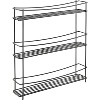 Metaltex Kumino 3-Tier Spice Rack - Black Metaltex Kumino 3-Tier Spice Rack - Black