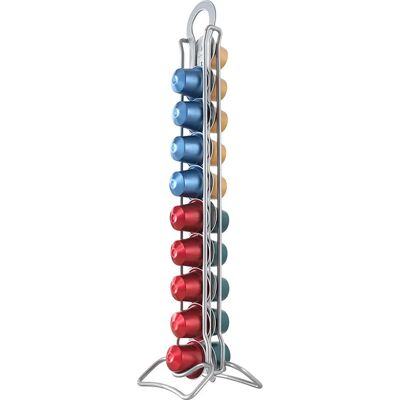 Porta capsule Metaltex - 20 capsule - Grigio - Porta capsule Porta capsule Metaltex - 20 capsule - Grigio - Porta capsule