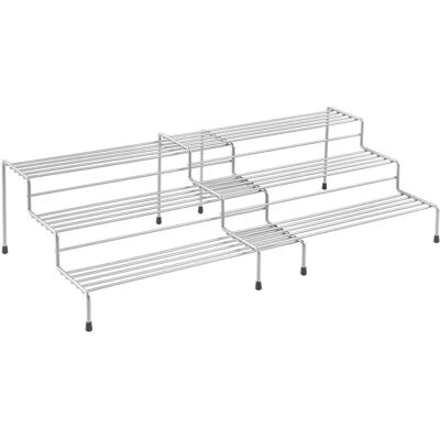 Metaltex X-Tend Zilveren Kruidenrek 3 Leggers - Kookkamer Organizer Metaltex X-Tend Zilveren Kruidenrek 3 Leggers - Kookkamer Organizer