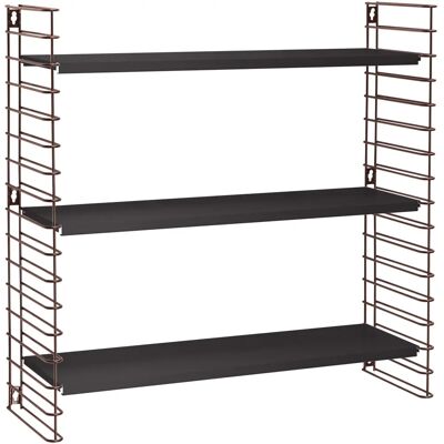 METALTEX Tomado Wandregal - Verstellbar, Modern, 3 Ablagen METALTEX Tomado Wandregal - Verstellbar, Modern, 3 Ablagen