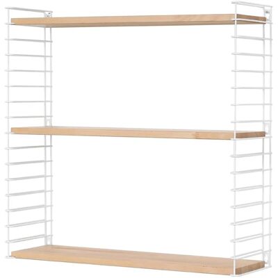 Vägghylla METALTEX Tomado - 3 Justerbara Bokträreglar - 70cm Vägghylla METALTEX Tomado - 3 Justerbara Bokträreglar - 70cm
