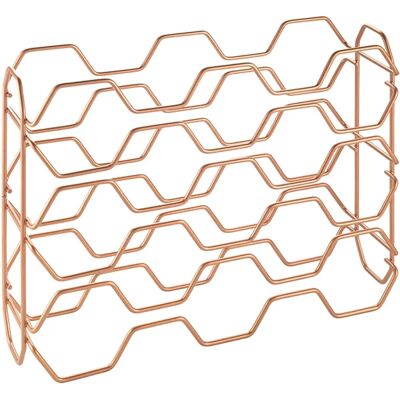 Botellero hexagon 15 Huecos Serie copper - Soporte para botellas Botellero hexagon 15 Huecos Serie copper - Soporte para botellas