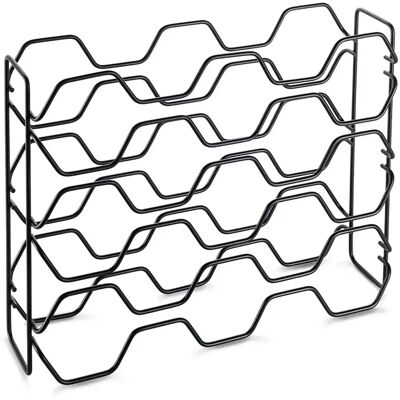 Support à bouteilles Metaltex Hexagone 15, Noir - Support à bouteilles Support à bouteilles Metaltex Hexagone 15, Noir - Support à bouteilles