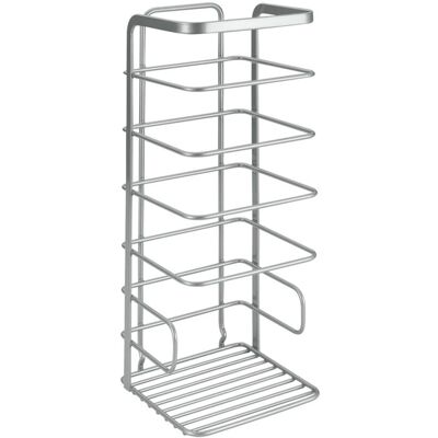 Metaltex Silver Toilet Paper Holder - Bathroom Organizer Metaltex Silver Toilet Paper Holder - Bathroom Organizer