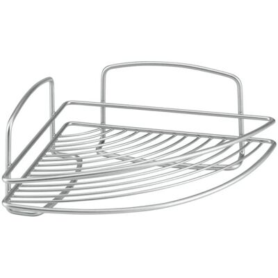 Étagère d'angle pour salle de bain Metaltex Onda - Argent - 1 Niveau - Publicité Étagère d'angle pour salle de bain Metaltex Onda - Argent - 1 Niveau - Publicité