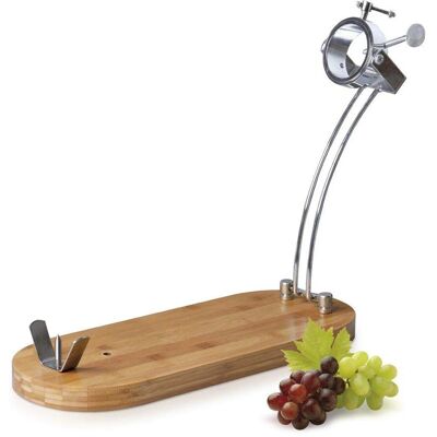 Metaltex - Jamonero Pro - Bambú - Soporte para jamón Metaltex - Jamonero Pro - Bambú - Soporte para jamón