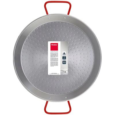 Poêle à paella Metaltex en acier poli 34 cm - 6 portions Poêle à paella Metaltex en acier poli 34 cm - 6 portions