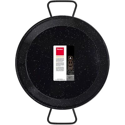 Metaltex Geglazuurde Stalen Paellapan - 34cm, 6 Porties Metaltex Geglazuurde Stalen Paellapan - 34cm, 6 Porties