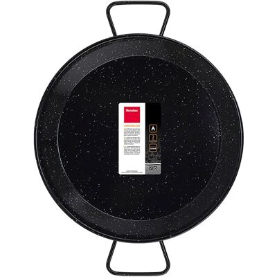 Metaltex 42 cm Emailierter Stahl Paellapfanne - 10 Portionen Metaltex 42 cm Emailierter Stahl Paellapfanne - 10 Portionen