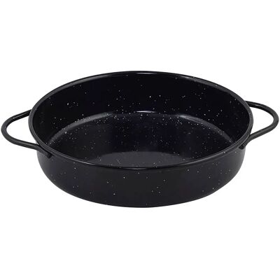 Metaltex Kookgerei - 20cm Emaillegelter Stalen Pot Metaltex Kookgerei - 20cm Emaillegelter Stalen Pot