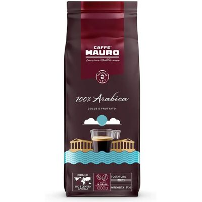 Caffè Mauro Arabica Kaffeebohnen - Mittlerer Röstgrad - 1kg Caffè Mauro Arabica Kaffeebohnen - Mittlerer Röstgrad - 1kg