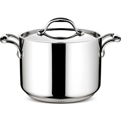 Lagostina 11115020526 Casserole en acier inoxydable - 7,9L - Publicité Lagostina 11115020526 Casserole en acier inoxydable - 7,9L - Publicité