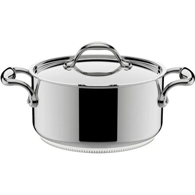 Lagostina RVS - Casseruola Met Deksel Lagofusion - 20cm Lagostina RVS - Casseruola Met Deksel Lagofusion - 20cm