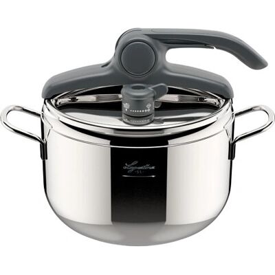 Lagostina LAGOEASYUP 5L Pentola a pressione grigia - Pressure Cooker Lagostina LAGOEASYUP 5L Pentola a pressione grigia - Pressure Cooker