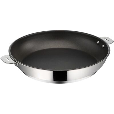 Poêle Météorite Salvaspazio+ 24cm - Inox - Publicité Poêle Météorite Salvaspazio+ 24cm - Inox - Publicité