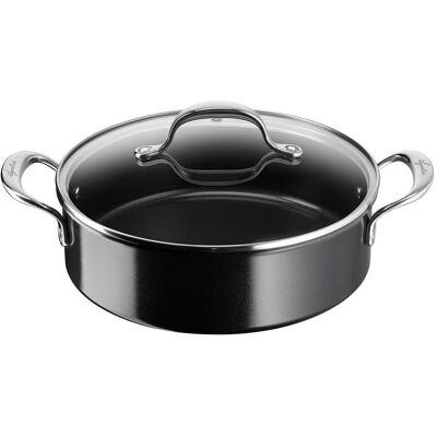 Sartén de cerámica Lagostina Desideria - 26cm con tapa de vidrio Sartén de cerámica Lagostina Desideria - 26cm con tapa de vidrio