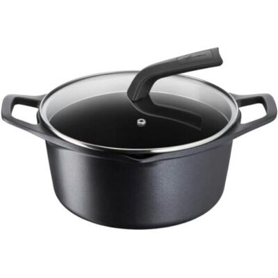 Lagostina Aroma 4,4 L Svart Keramisk Induktion kompatibel Gryta Lagostina Aroma 4,4 L Svart Keramisk Induktion kompatibel Gryta