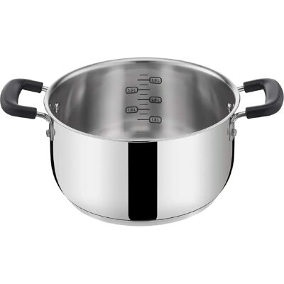 Pratica 20 cm RVS Inductie Kookpan - Koken Pratica 20 cm RVS Inductie Kookpan - Koken