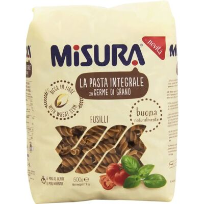 Fusilli Integrali Misura con Pasta Italiana - Pasta Fusilli Integrali Misura con Pasta Italiana - Pasta